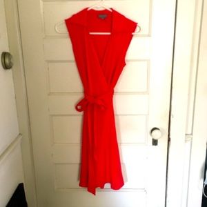 Vince Camuto Red Wrap Dress